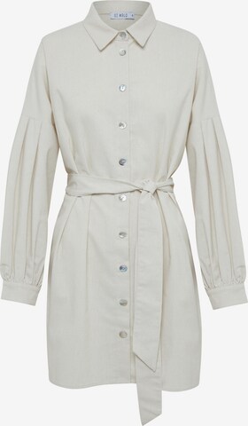 Robe-chemise St MRLO en blanc : devant