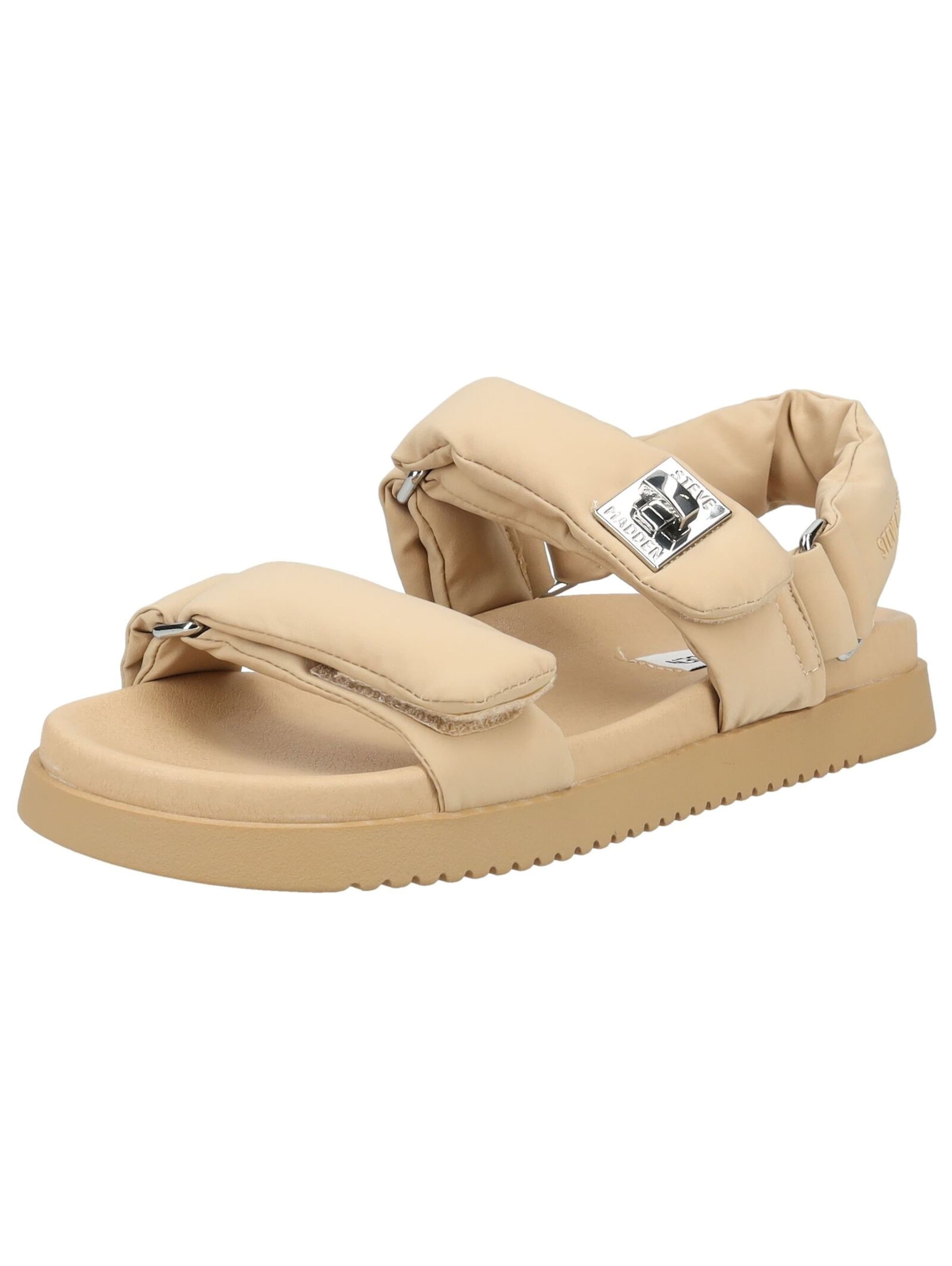 Sandalo con cinturino di STEVE MADDEN in beige: frontale