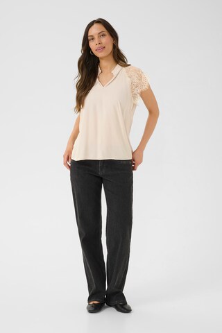 Cream Blouse 'Nola' in Beige