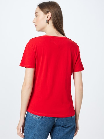 Tommy Jeans Shirt in Rood