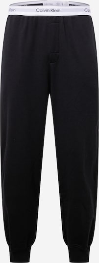 Calvin Klein Calças em preto / branco, Vista do produto