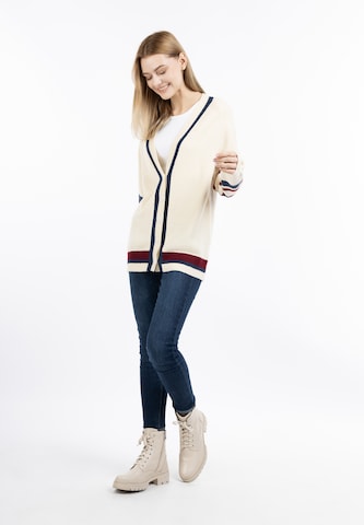 DreiMaster Maritim Strickjacke in Beige