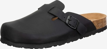 LICO Mules in Black: front