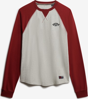 Superdry Shirt 'Vintage Athletic' in Grijs: voorkant