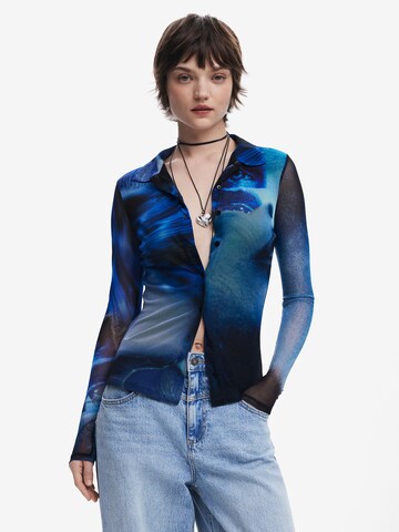 Camicia da donna di Desigual in blu: frontale