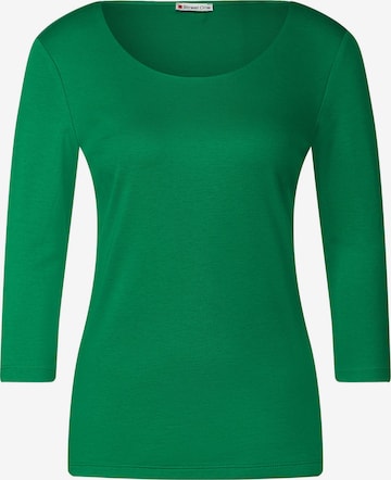 STREET ONE - Camisa 'Pania' em verde: frente