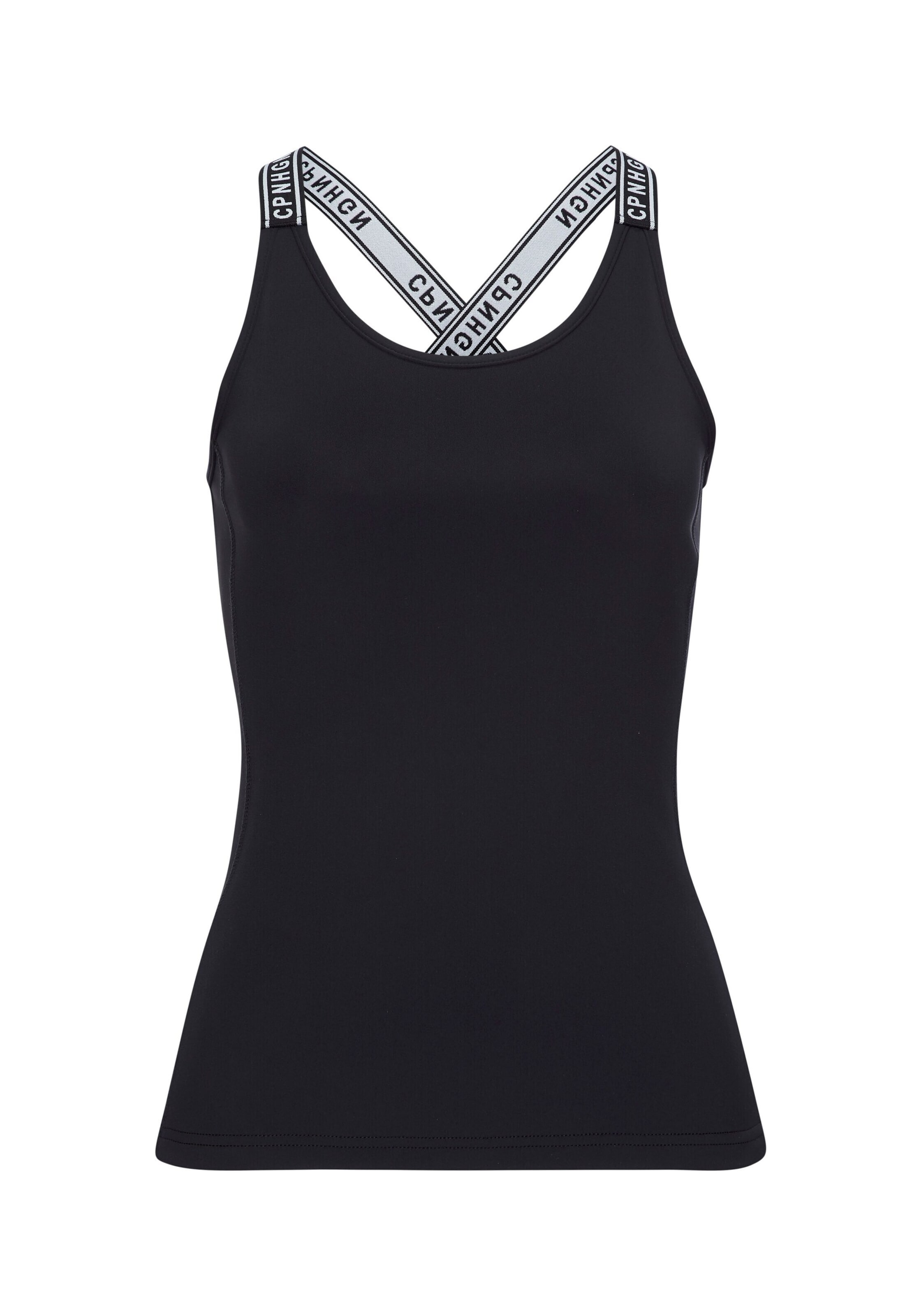 LASCANA ACTIVE - Top deportivo en negro: frente