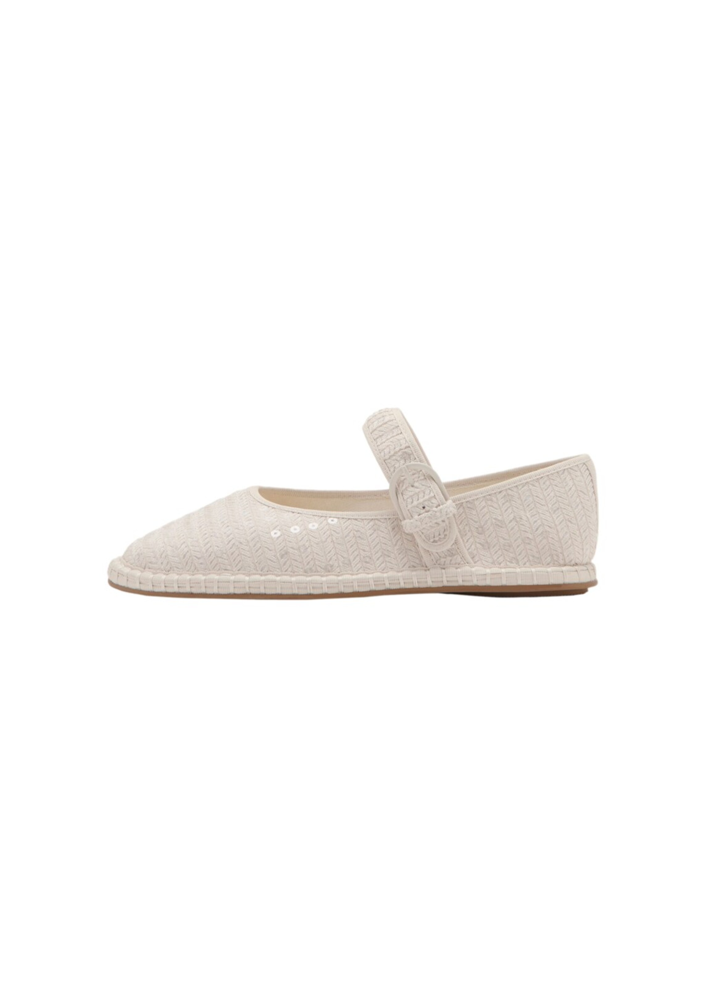 MANGO KIDS Flats in White: front