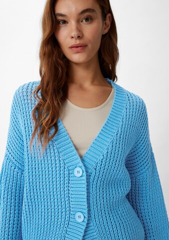comma casual identity Knit cardigan in Blue