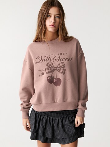 Pull&Bear Sweatshirt i pink: forside