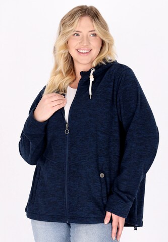 DreiMaster Maritim - Chaqueta polar en azul: frente