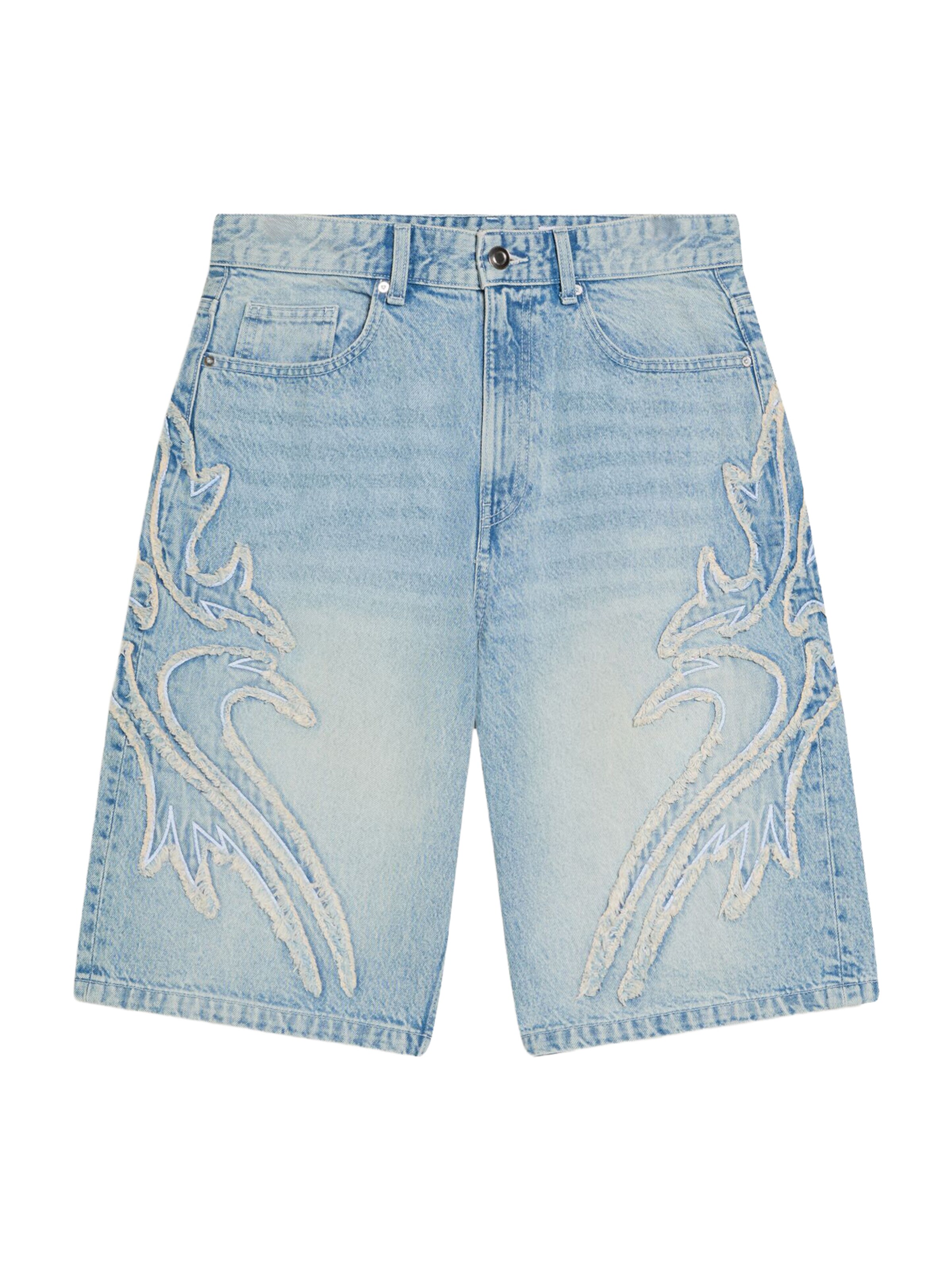 Bershka Luźne Jeansy w kolorze niebieski: przód