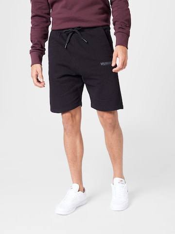 HummelSportske hlače 'Legacy' - crna boja: prednji dio