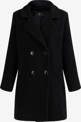 Manteau mi-saison faina en noir : devant