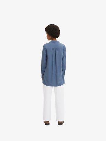 TOM TAILOR Bluse in Blau