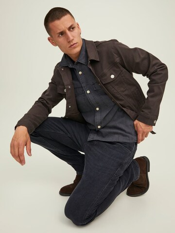 JACK & JONES Regular Jeans 'Tim Franklin' in Zwart