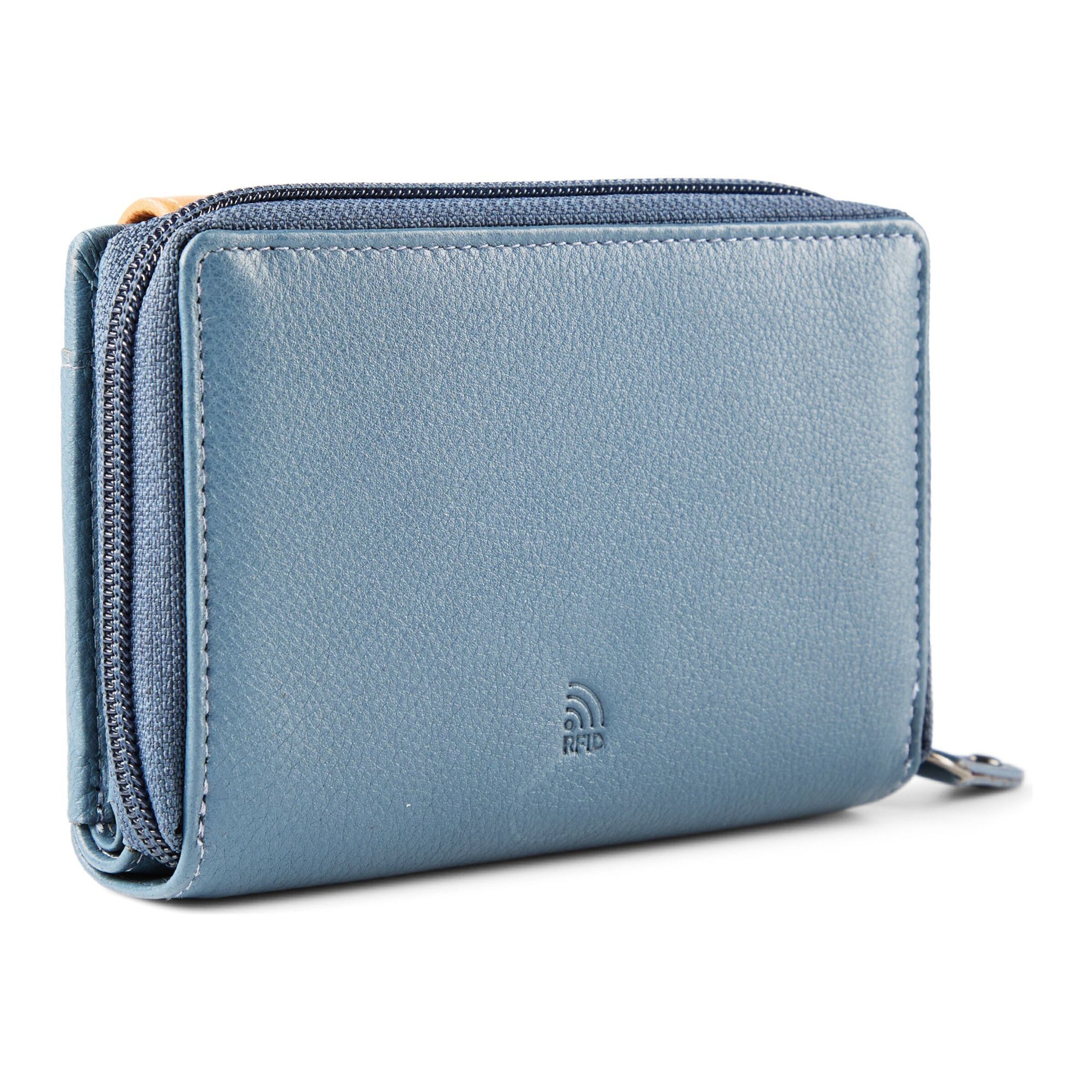 Portamonete 'Nappa' di GREENBURRY in blu