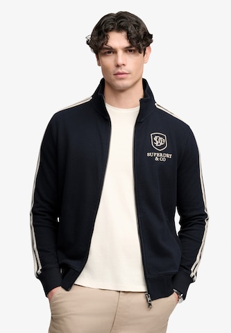 Superdry & Co Zip-Up Hoodie 'Essential' in Blue