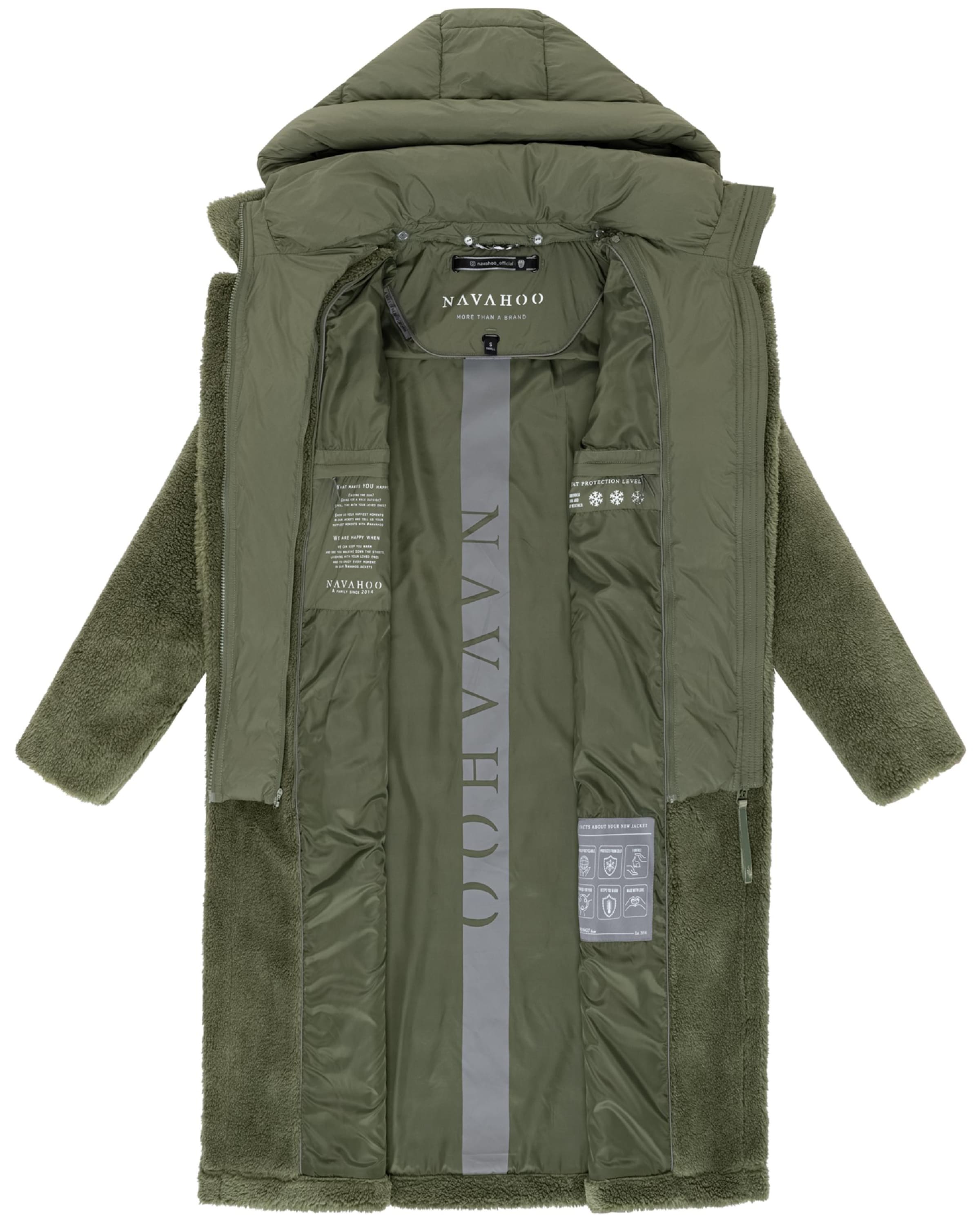 NAVAHOO Зимно палто в зелено