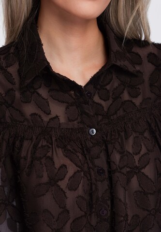 Ombre Blouse in Bruin