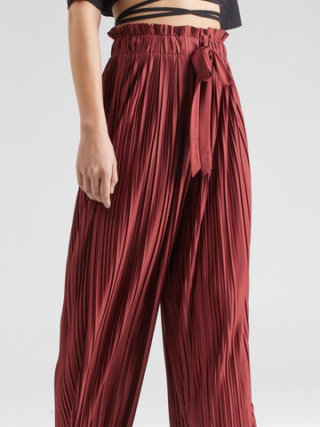 Wide Leg Pantalon 'Elena' ABOUT YOU en rouge