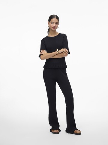 VERO MODA Flared Hose 'JADE' in Schwarz
