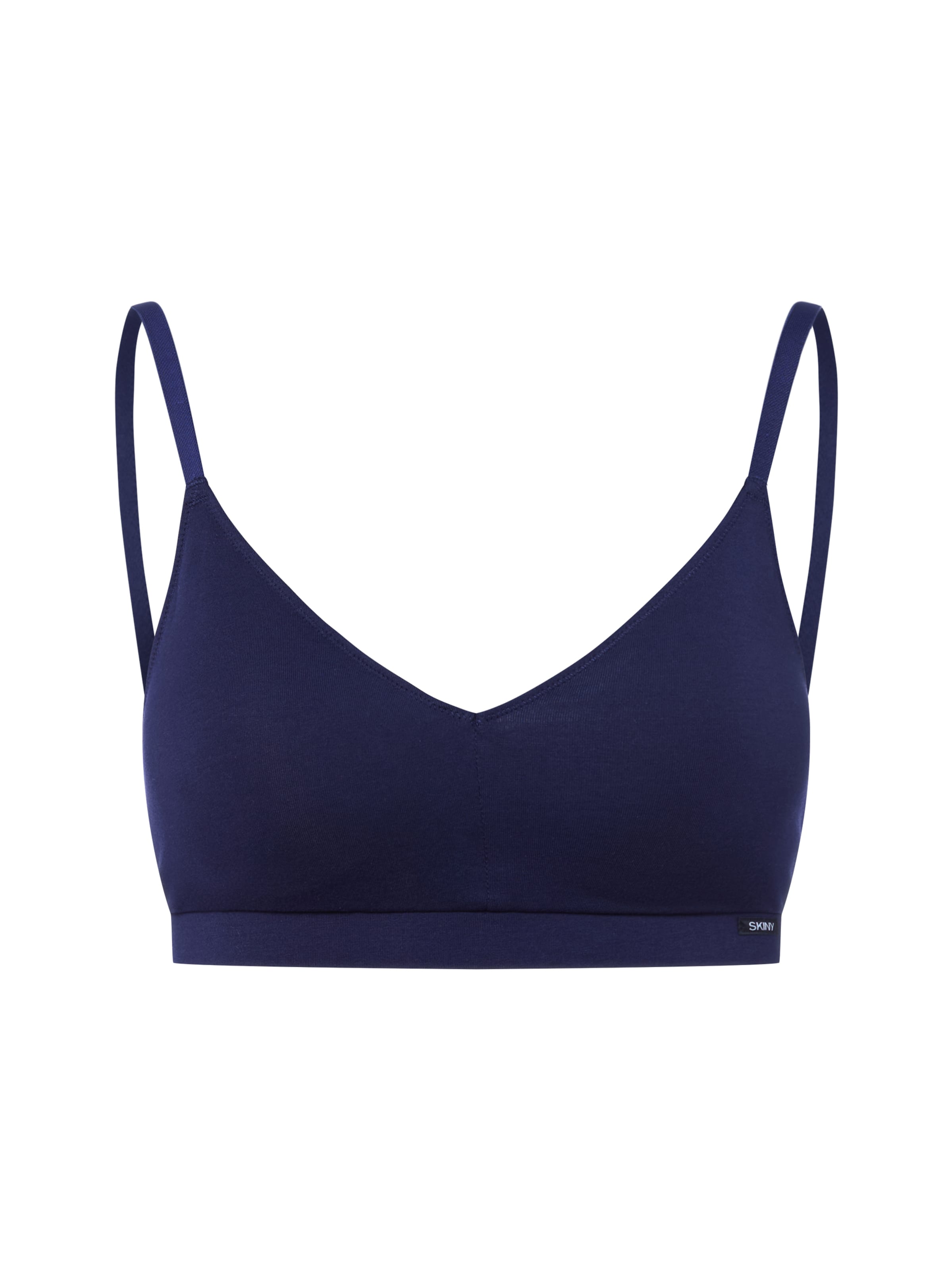 Skiny Bustier in Blau: Vorderseite