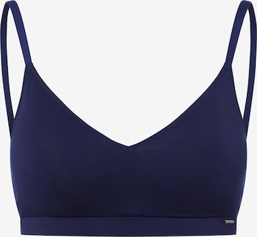 Skiny Bustier in Blau: Vorderseite
