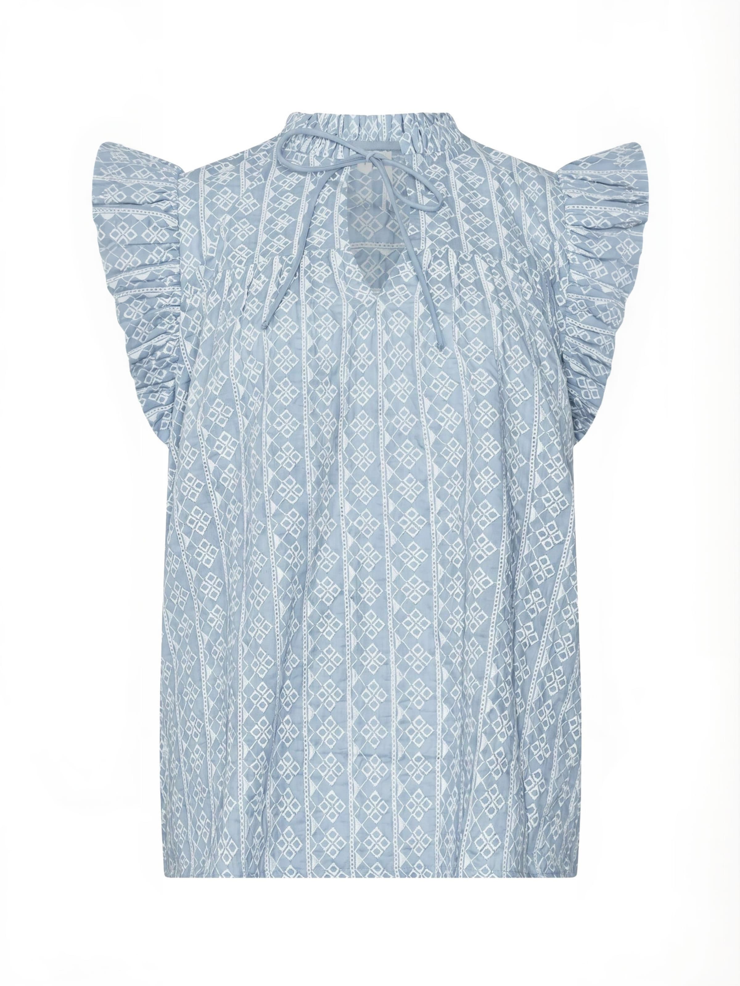 Opal Studio Top ' Inola ' in Blue: front