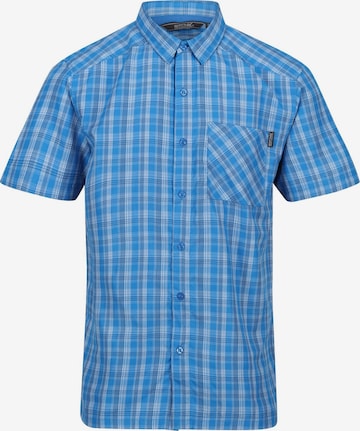 REGATTA Athletic Button Up Shirt 'Kalambo VII' in Blue: front