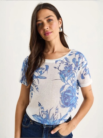 Maglietta di Bianco Lucci in bianco