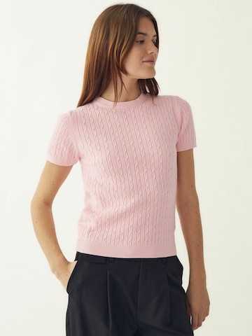 Noella Pullover ' N-Larette Knit ' i pink: forside