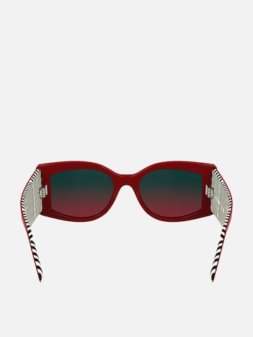 Karl Lagerfeld Zonnebril in Rood