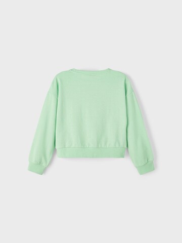 NAME IT - Sweatshirt 'DALONNY' em verde