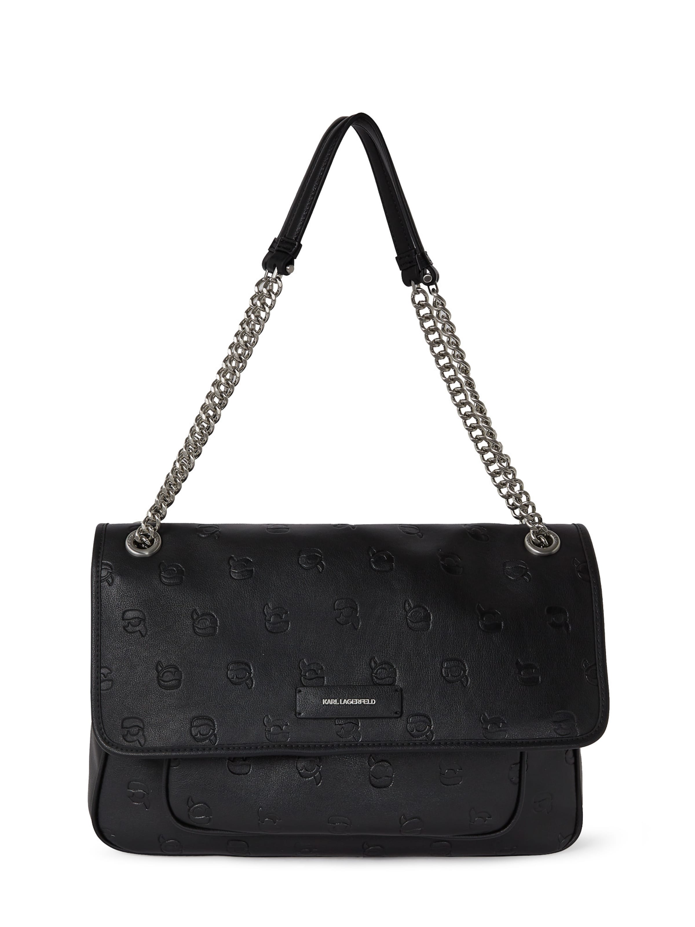Karl Lagerfeld Τσάντα ώμου σε μαύρο: μπροστά