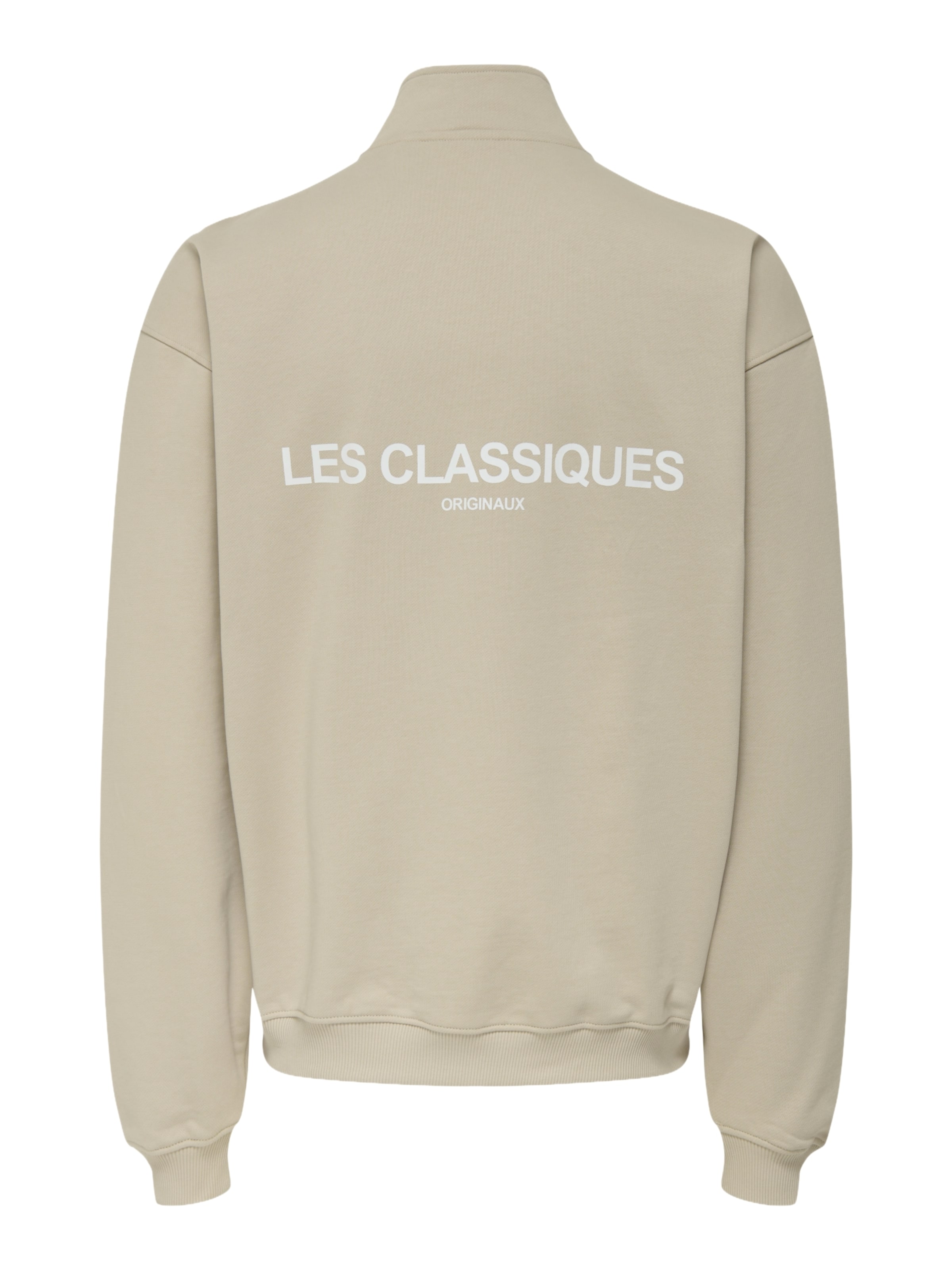 Only & Sons Sweatshirt 'LES CLASSIQUES' in Beige