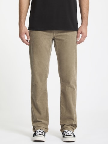 Volcom - regular Pantalón 'Solver' en marrón: frente