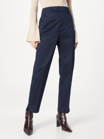 ESPRIT Regular Pantalon in Blauw: voorkant