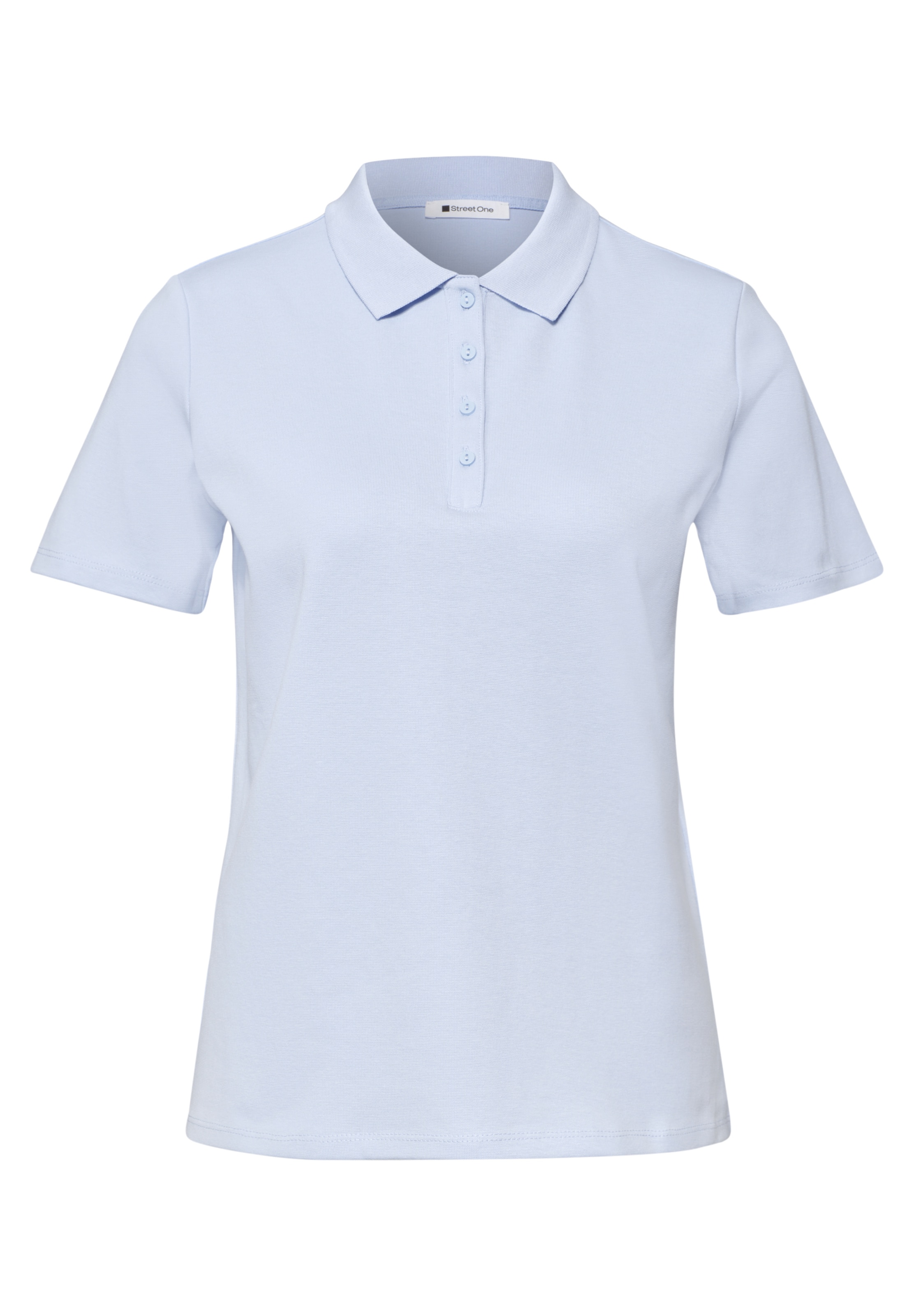 STREET ONE Poloshirt in Blau: Vorderseite