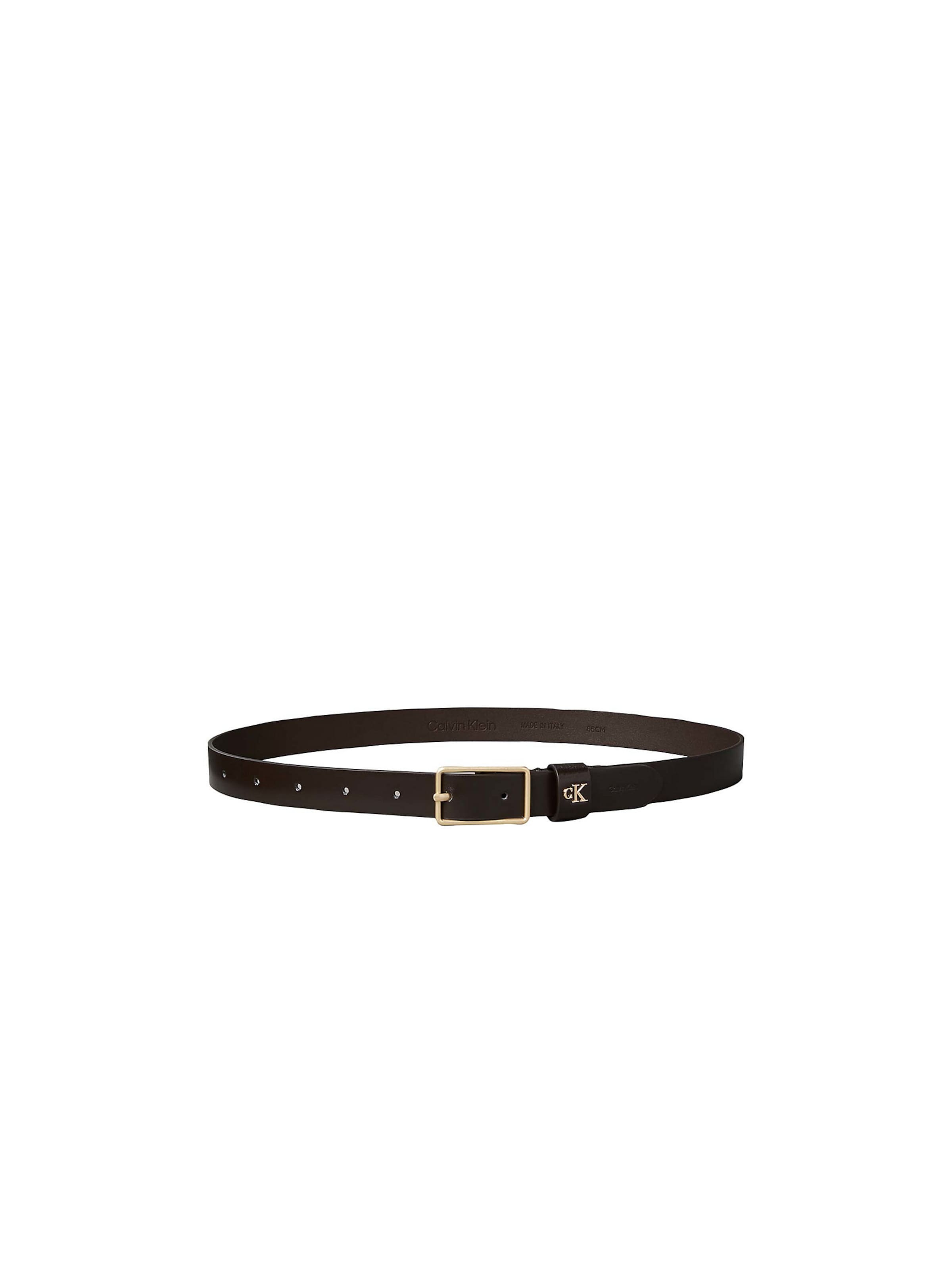 Ceinture Calvin Klein en marron : devant