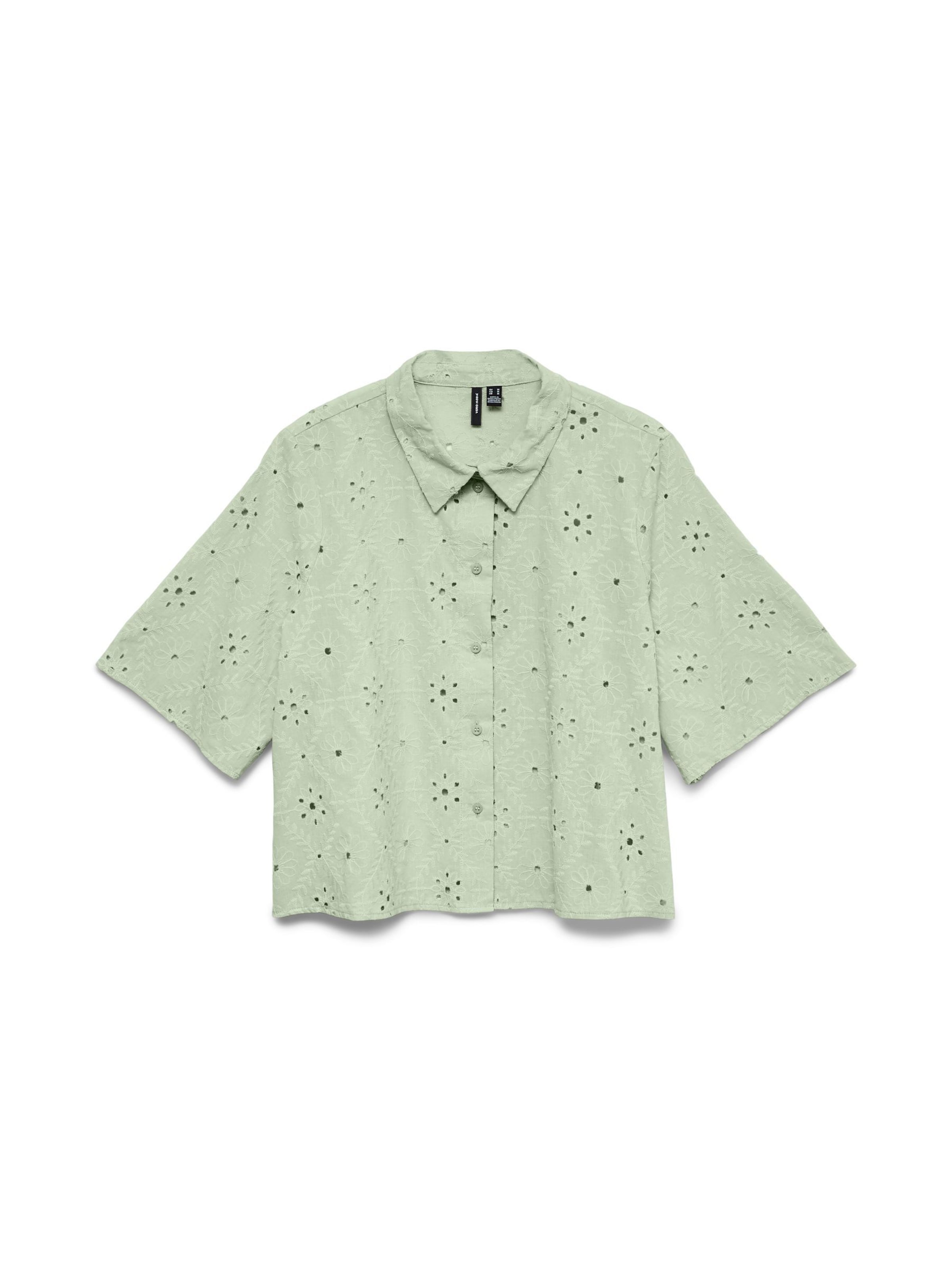 VERO MODA Bluse 'VMEliza' i grøn: forside