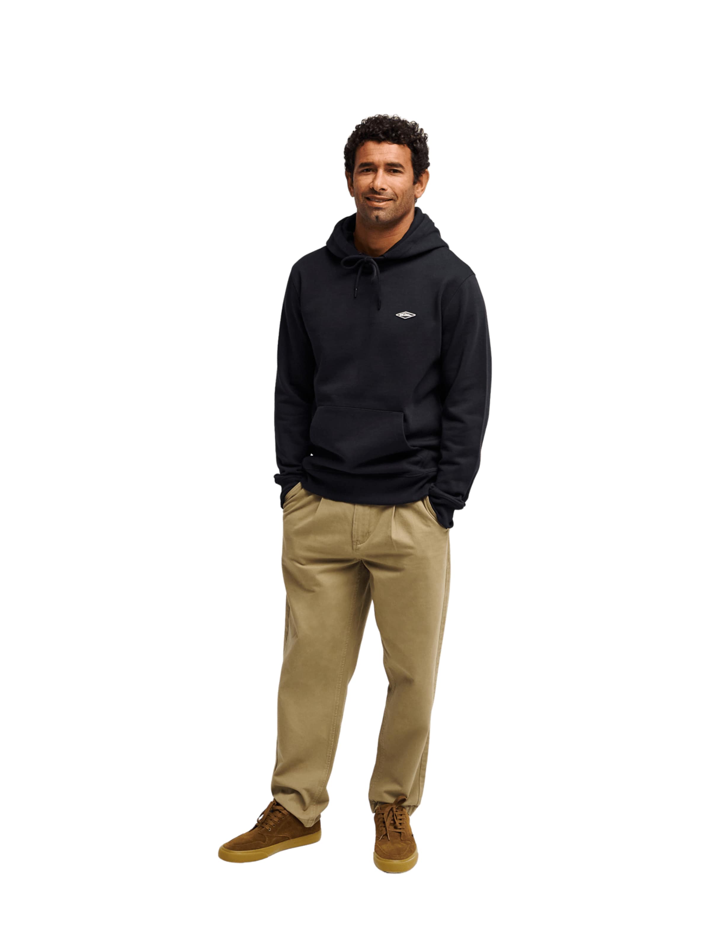 QUIKSILVER Sweatshirt 'Diamond' in Black