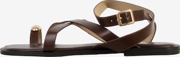 Sandales Joia en marron : devant