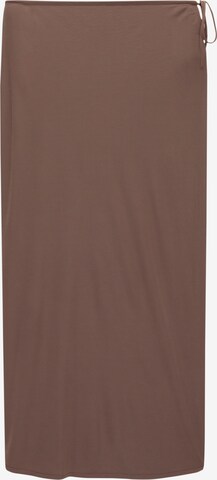 Pull&Bear Skirt in Brown: front