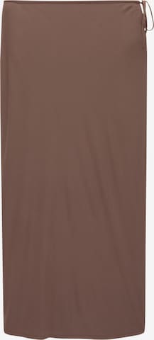 Pull&Bear Skirt in Brown: front