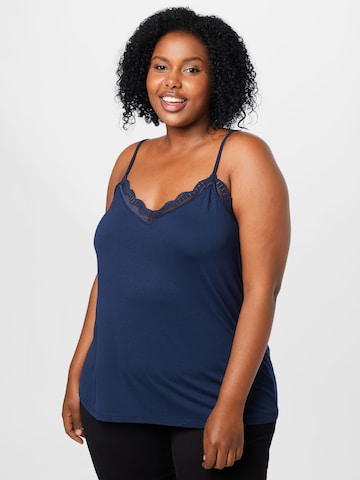ABOUT YOU Curvy Top 'Sofia' in Blauw: voorkant