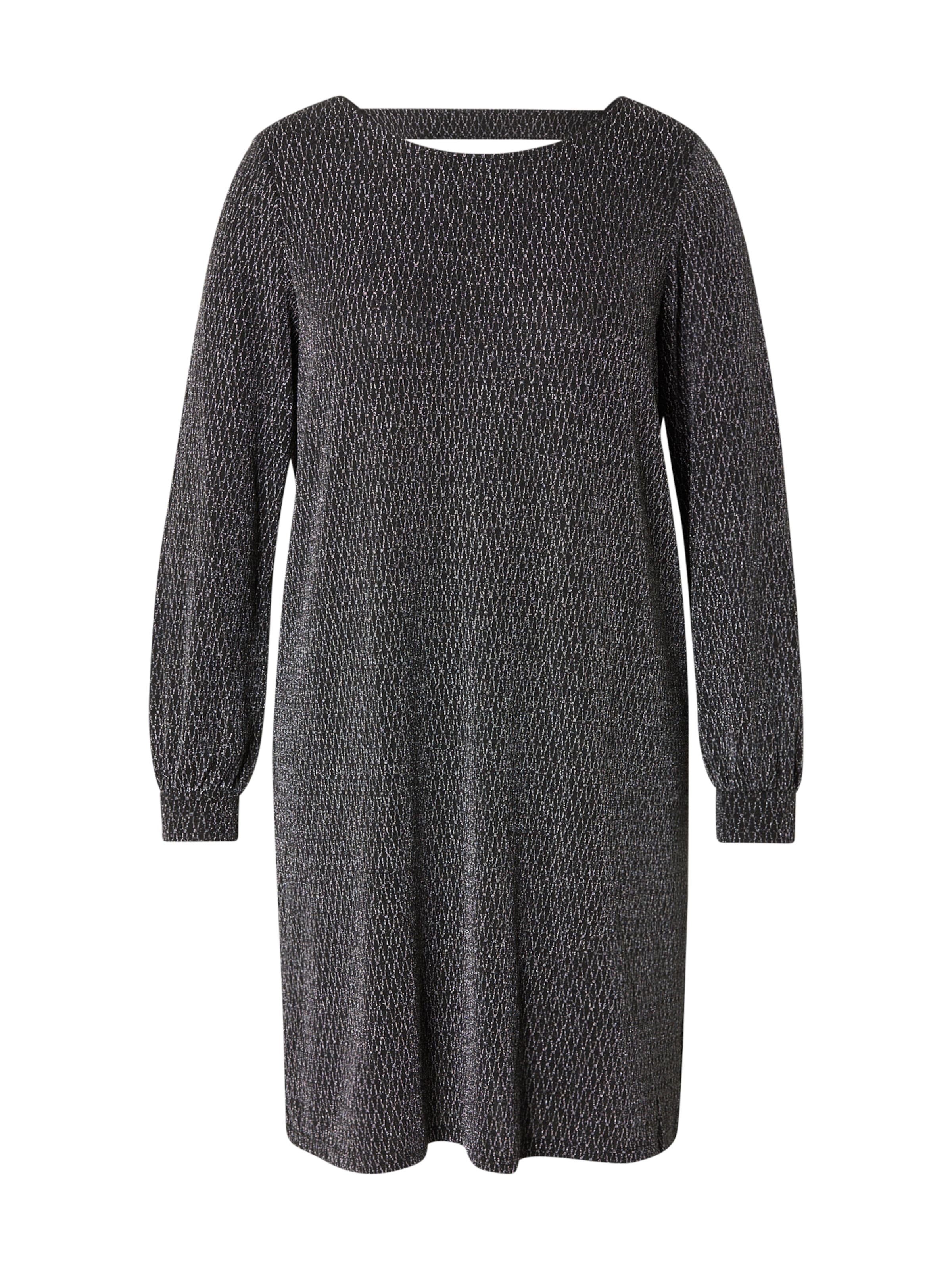 ONLY Carmakoma Strikkjole 'CARCAROL' i sort: forside