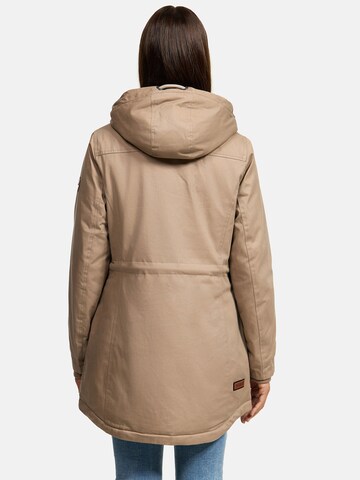 NAVAHOO Winterjas 'Ireliaa' in Beige