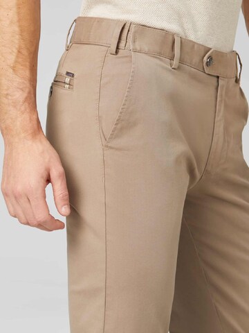 MEYER Slim fit Chino Pants 'Oslo' in Brown