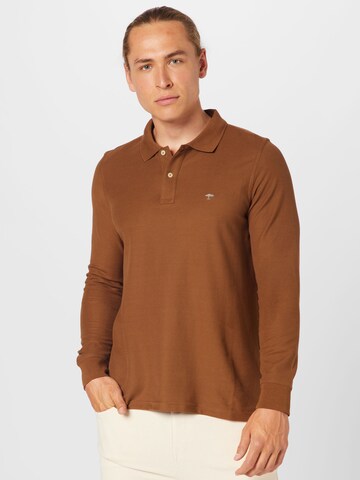 FYNCH-HATTON Shirt in Bruin: voorkant